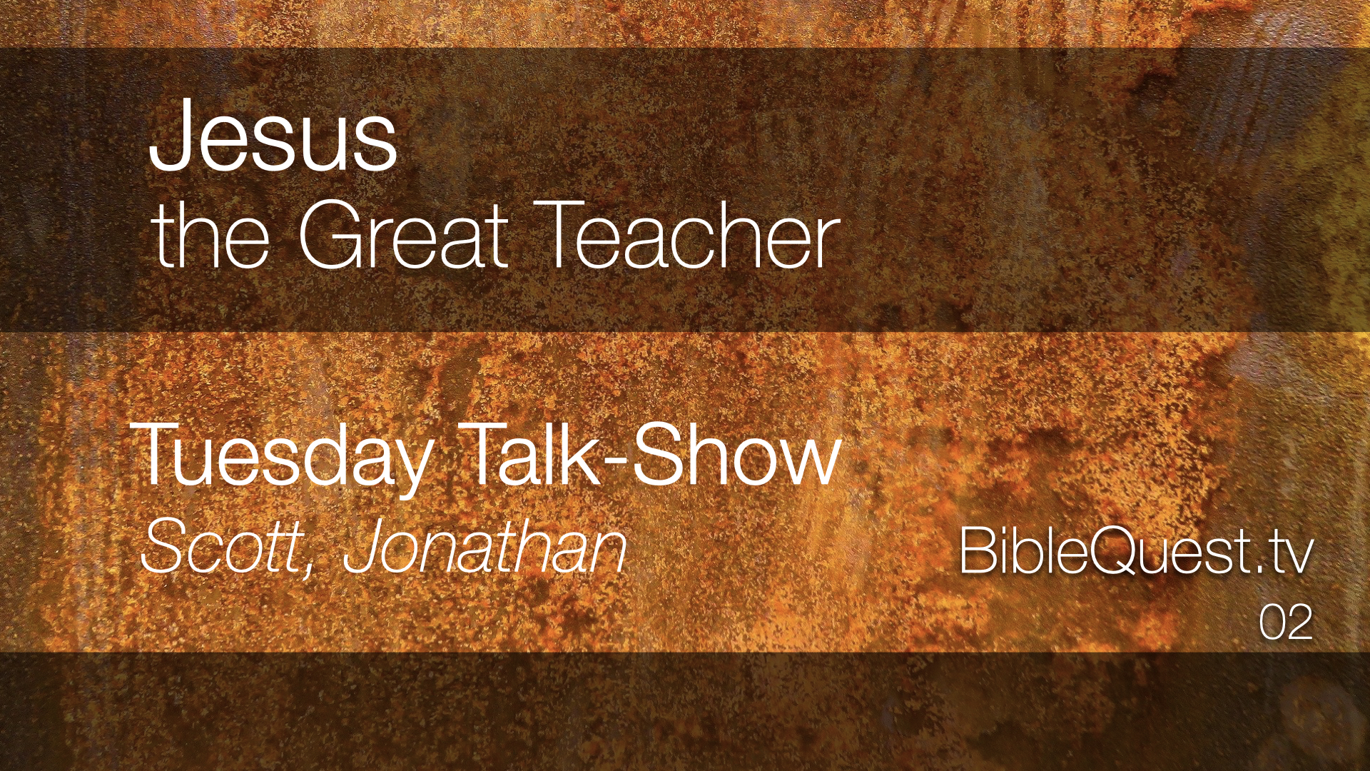 Jesus - the Great Teacher