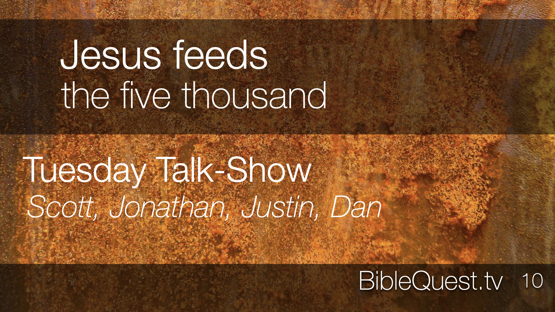 Jesus feeds the five thousand