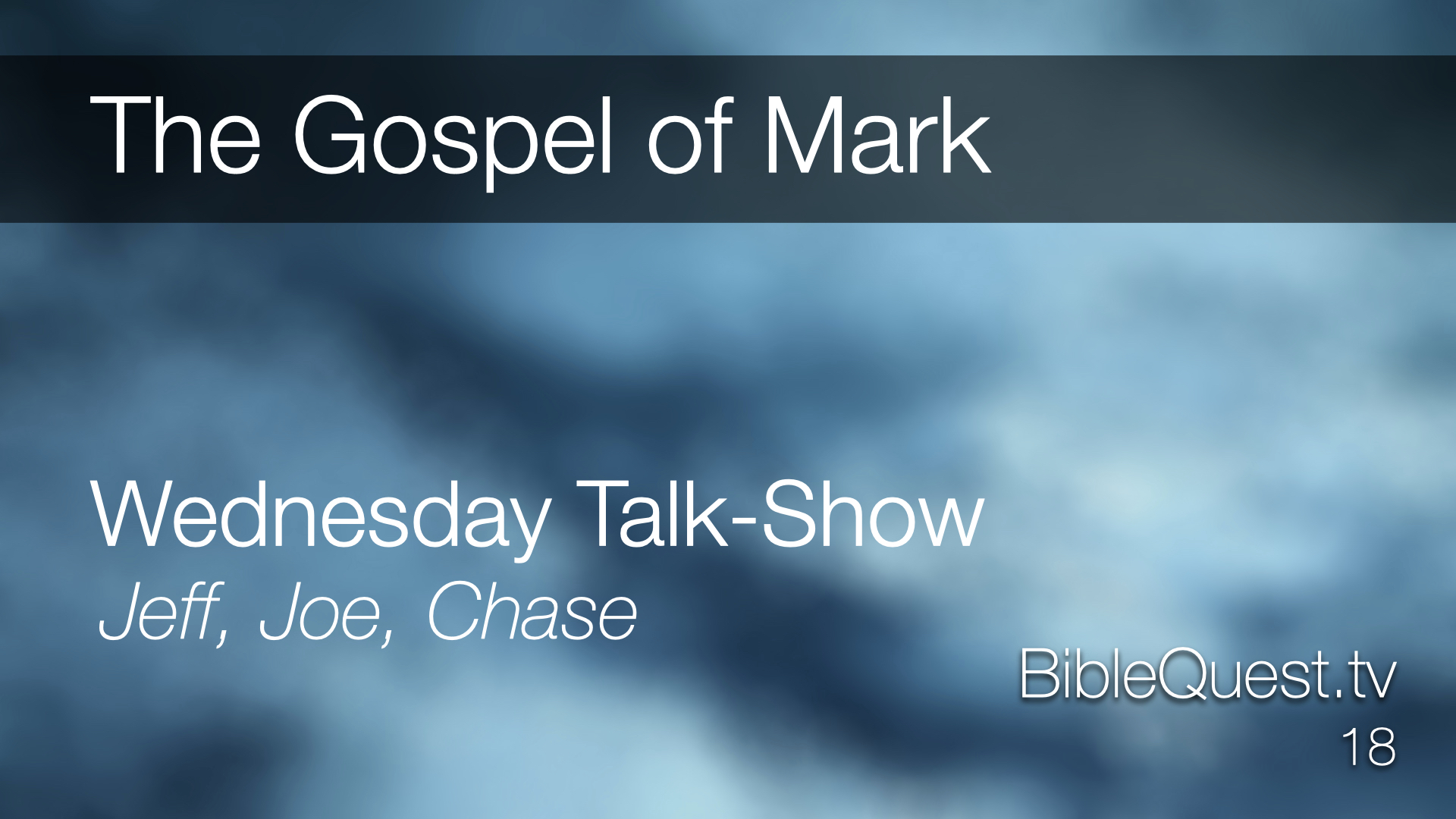 The Gospel of Mark