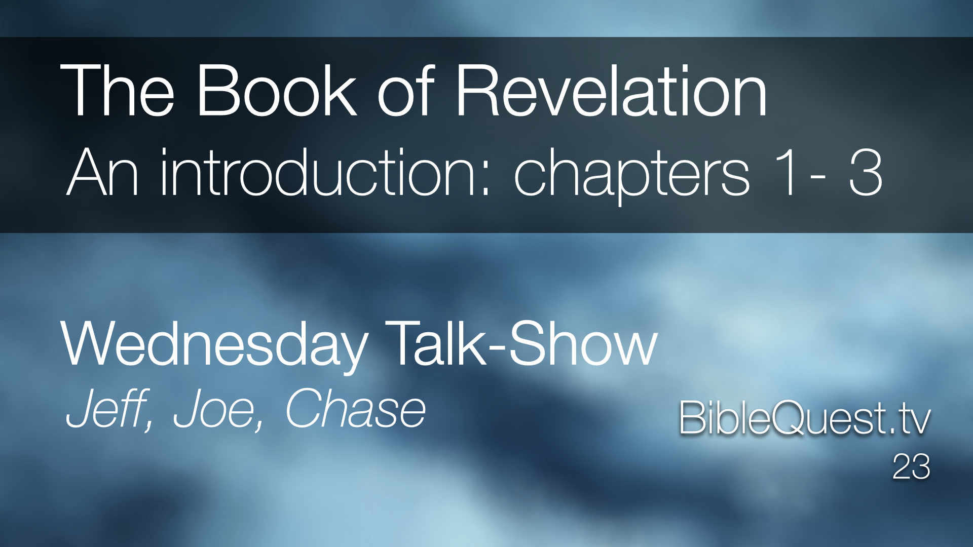 Book of Revelation - Introduction