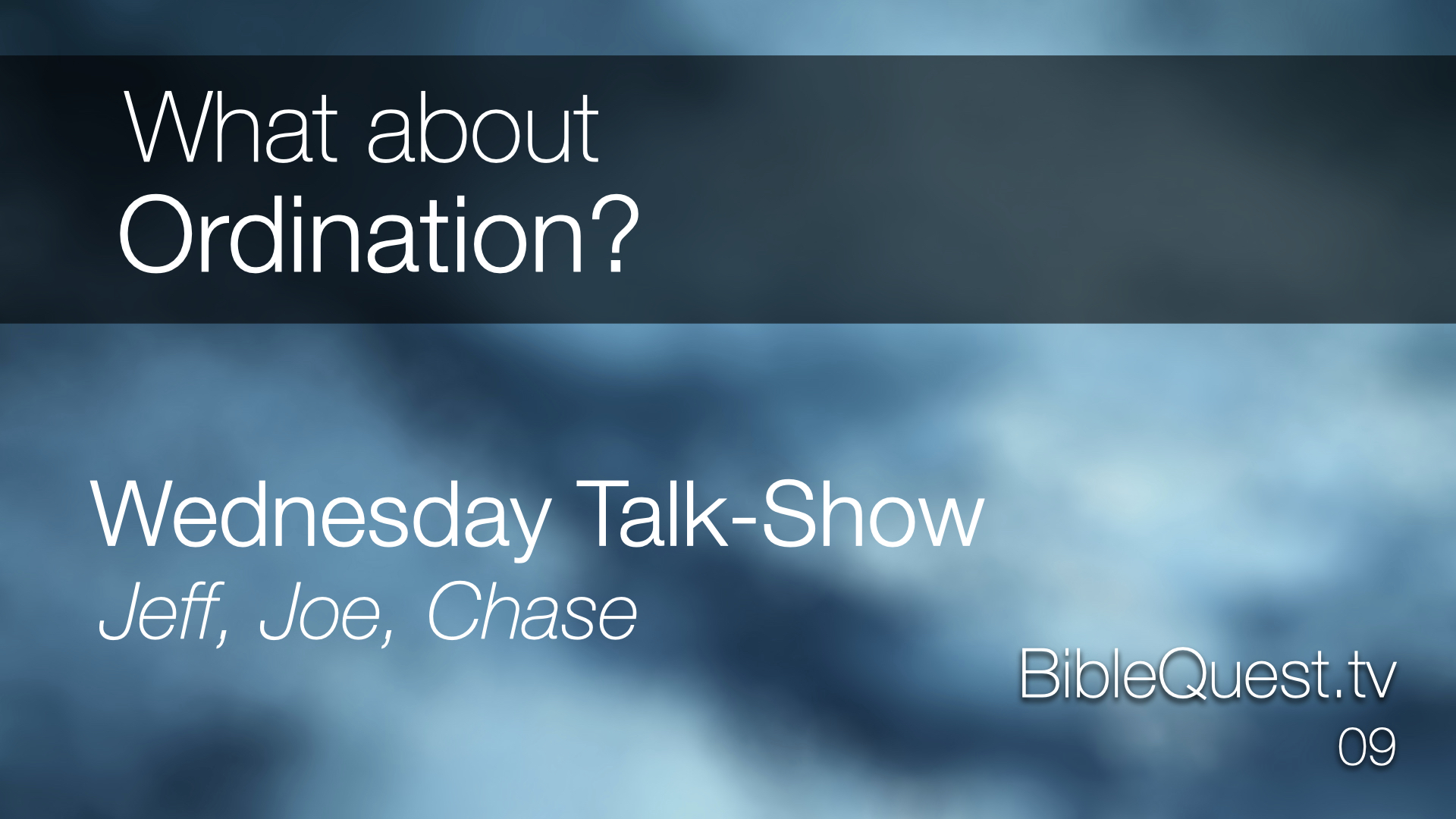 What about Ordination?